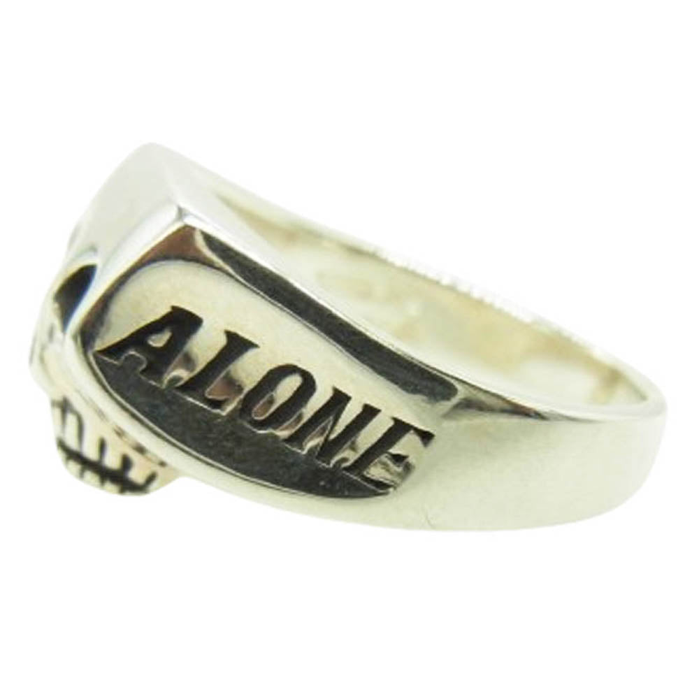 FLASHPOINT フラッシュポイント JIM SKULL RING-FIGHT ALONE ジム スカル ファイトアローン リング シルバー系 19.5号【中古】