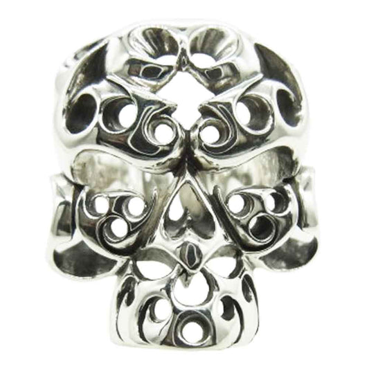 TENDERLOIN テンダーロイン 【新品仕上げ済】T-SKULL BORNEO RING ボルネオ スカル リング シルバー系 19~20号【極上美品】【中古】