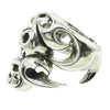TENDERLOIN テンダーロイン 【新品仕上げ済】T-SKULL BORNEO RING ボルネオ スカル リング シルバー系 19~20号【極上美品】【中古】