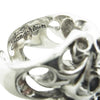 TENDERLOIN テンダーロイン 【新品仕上げ済】T-SKULL BORNEO RING ボルネオ スカル リング シルバー系 19~20号【極上美品】【中古】