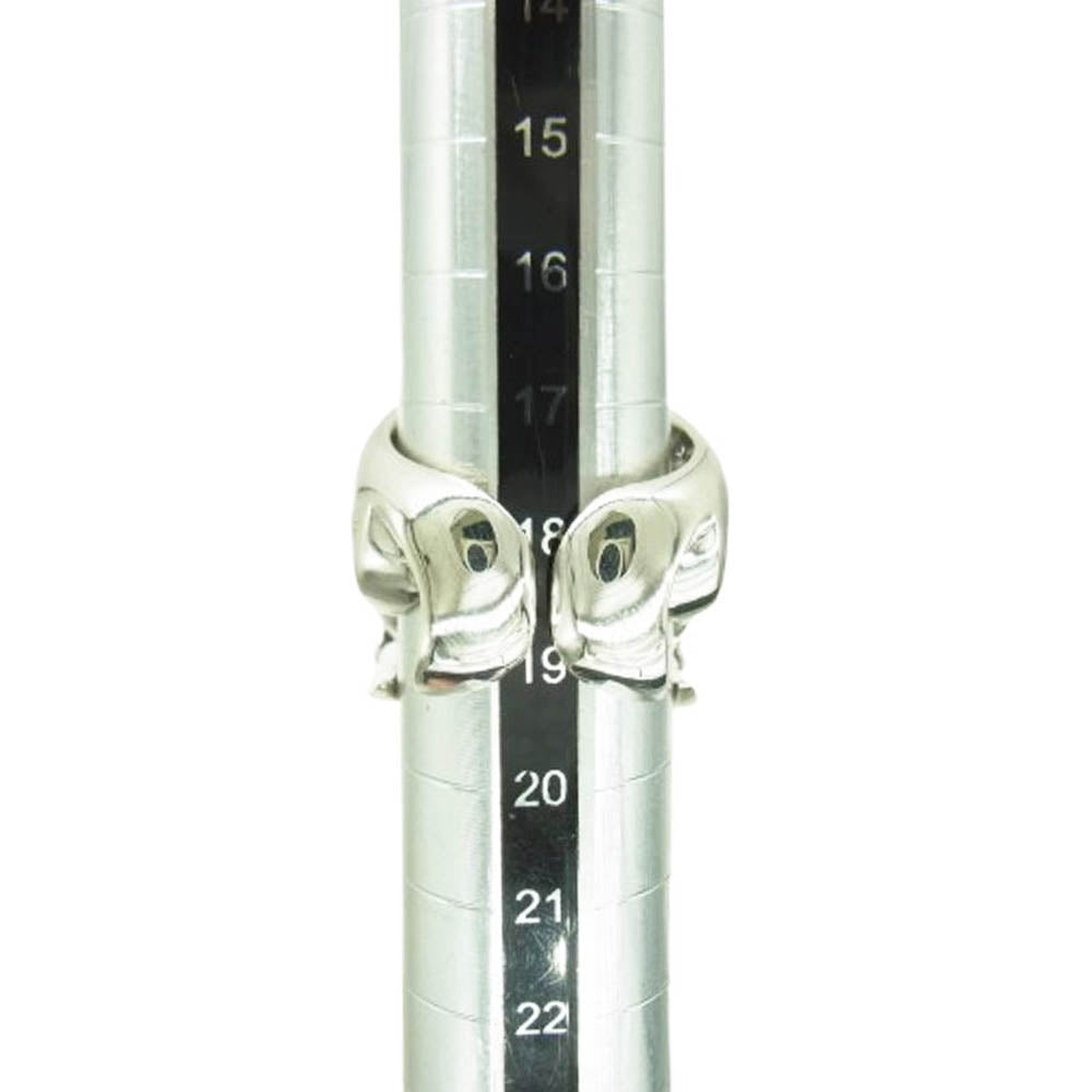 TENDERLOIN テンダーロイン 【新品仕上げ済】T-SKULL BORNEO RING ボルネオ スカル リング シルバー系 19~20号【極上美品】【中古】