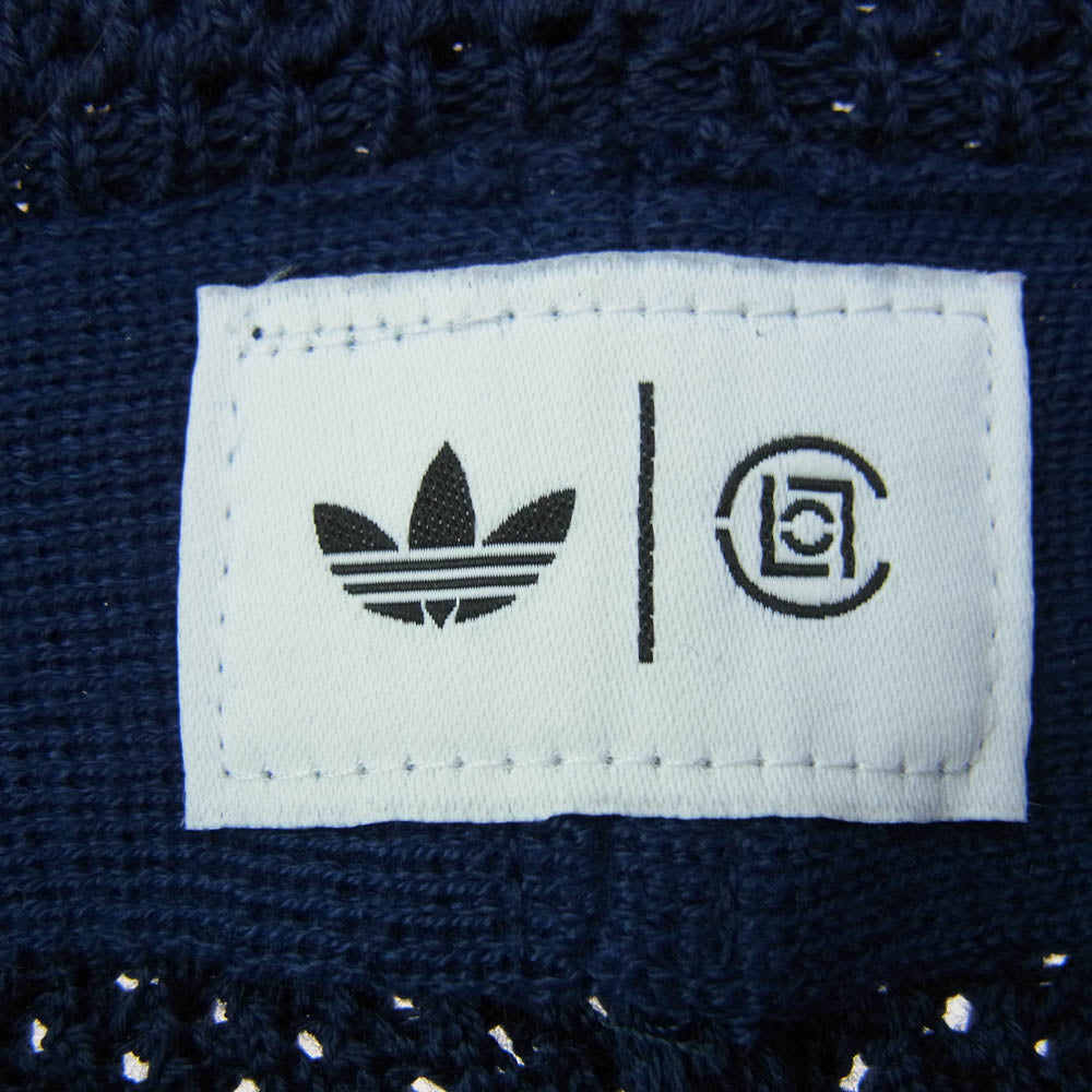 adidas アディダス JP4208 CLOT BUCKET HAT BY EDISON CHEN クロット エディソン チェン バケットハット 帽子 ネイビー系【極上美品】【中古】