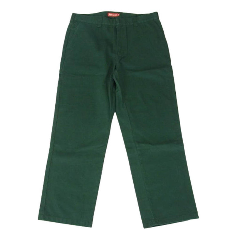 Supreme シュプリーム 22AW work Pant ワーク パンツ グリーン系 34【極上美品】【中古】