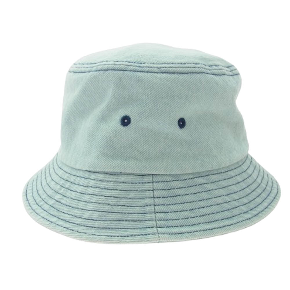 Supreme シュプリーム 25SS Denim Crusher Light Washed Indigo デニム クラッシャー ライト ウォッシュド インディゴ バケットハット 帽子 ライトブルー系【極上美品】【中古】