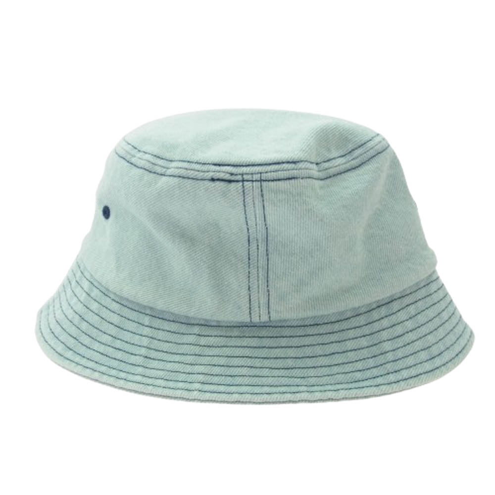 Supreme シュプリーム 25SS Denim Crusher Light Washed Indigo デニム クラッシャー ライト ウォッシュド インディゴ バケットハット 帽子 ライトブルー系【極上美品】【中古】