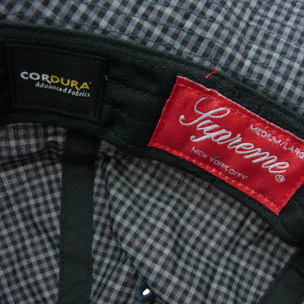 Supreme シュプリーム 25SS Cordura Plaid Bell Hat コーデュラ プレイド ベル ハット バケットハット 帽子 グレー系 M/L【極上美品】【中古】