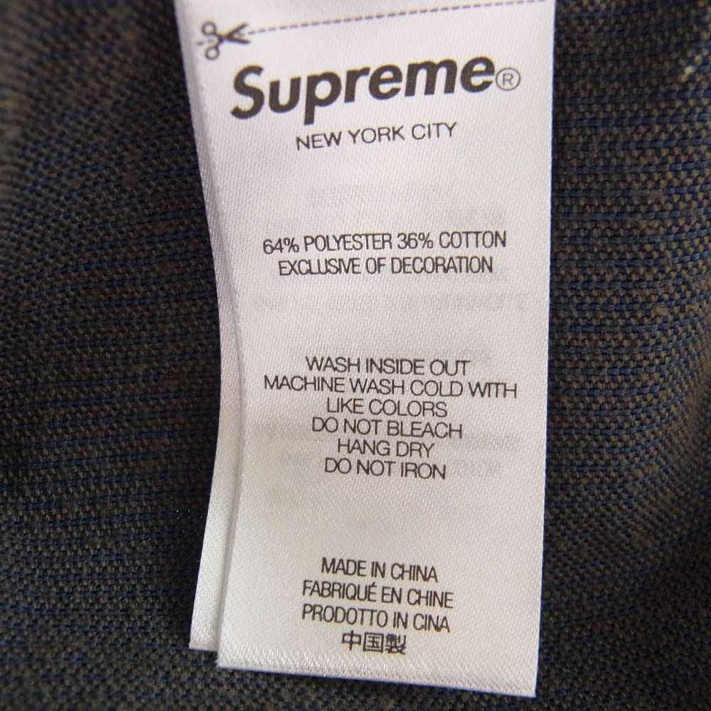 Supreme シュプリーム 25SS Washed Corduroy Shirt ウォッシュド コーデュロイ 長袖 シャツ ブラウン系 L【極上美品】【中古】