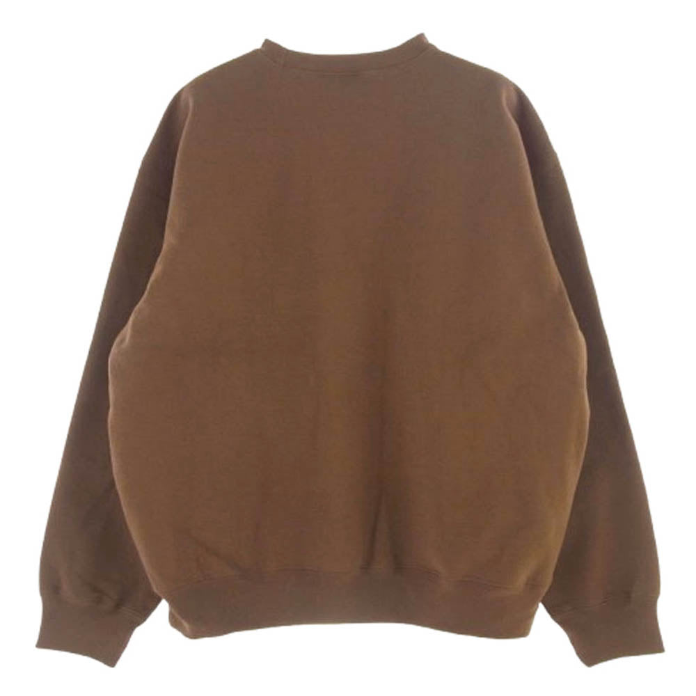 Supreme シュプリーム 23AW BLESS Crewneck ブレス クルーネック スウェット トレーナー ブラウン系 L【極上美品】【中古】