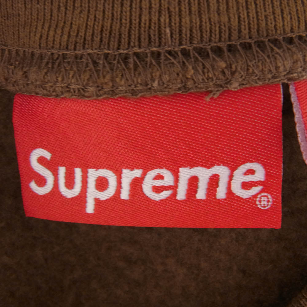 Supreme シュプリーム 23AW BLESS Crewneck ブレス クルーネック スウェット トレーナー ブラウン系 L【極上美品】【中古】