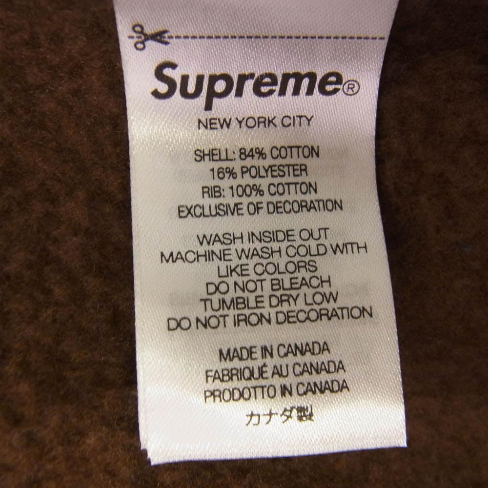 Supreme シュプリーム 23AW BLESS Crewneck ブレス クルーネック スウェット トレーナー ブラウン系 L【極上美品】【中古】