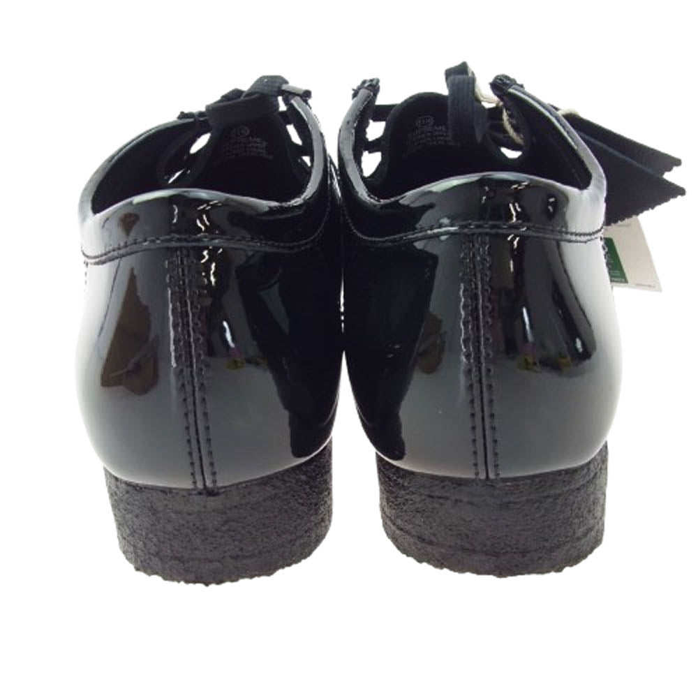 Supreme シュプリーム Clarks Originals Patent Leather Wallabee クラークス パテント レザー ワラビー シューズ ブラック系 UK10.5【極上美品】【中古】