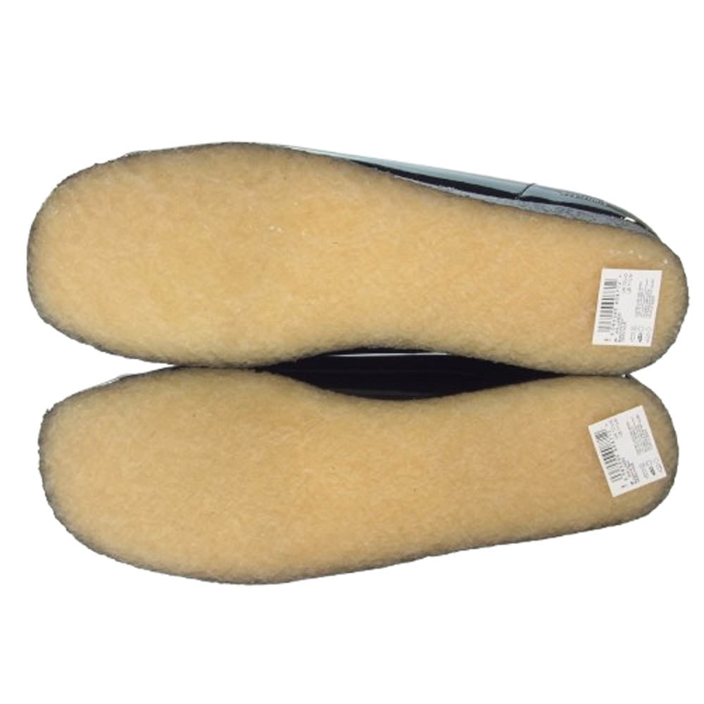 Supreme シュプリーム Clarks Originals Patent Leather Wallabee クラークス パテント レザー ワラビー シューズ ブラック系 UK10.5【極上美品】【中古】