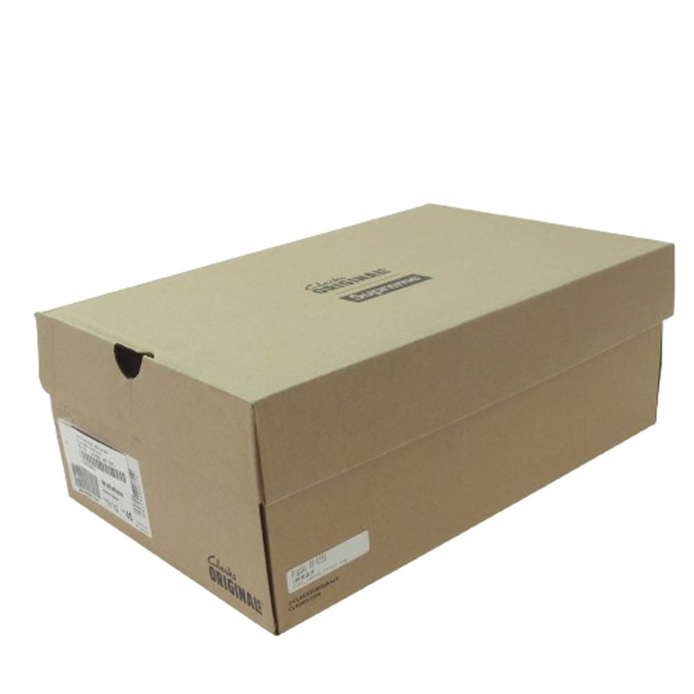 Supreme シュプリーム Clarks Originals Patent Leather Wallabee クラークス パテント レザー ワラビー シューズ ブラック系 UK10.5【極上美品】【中古】