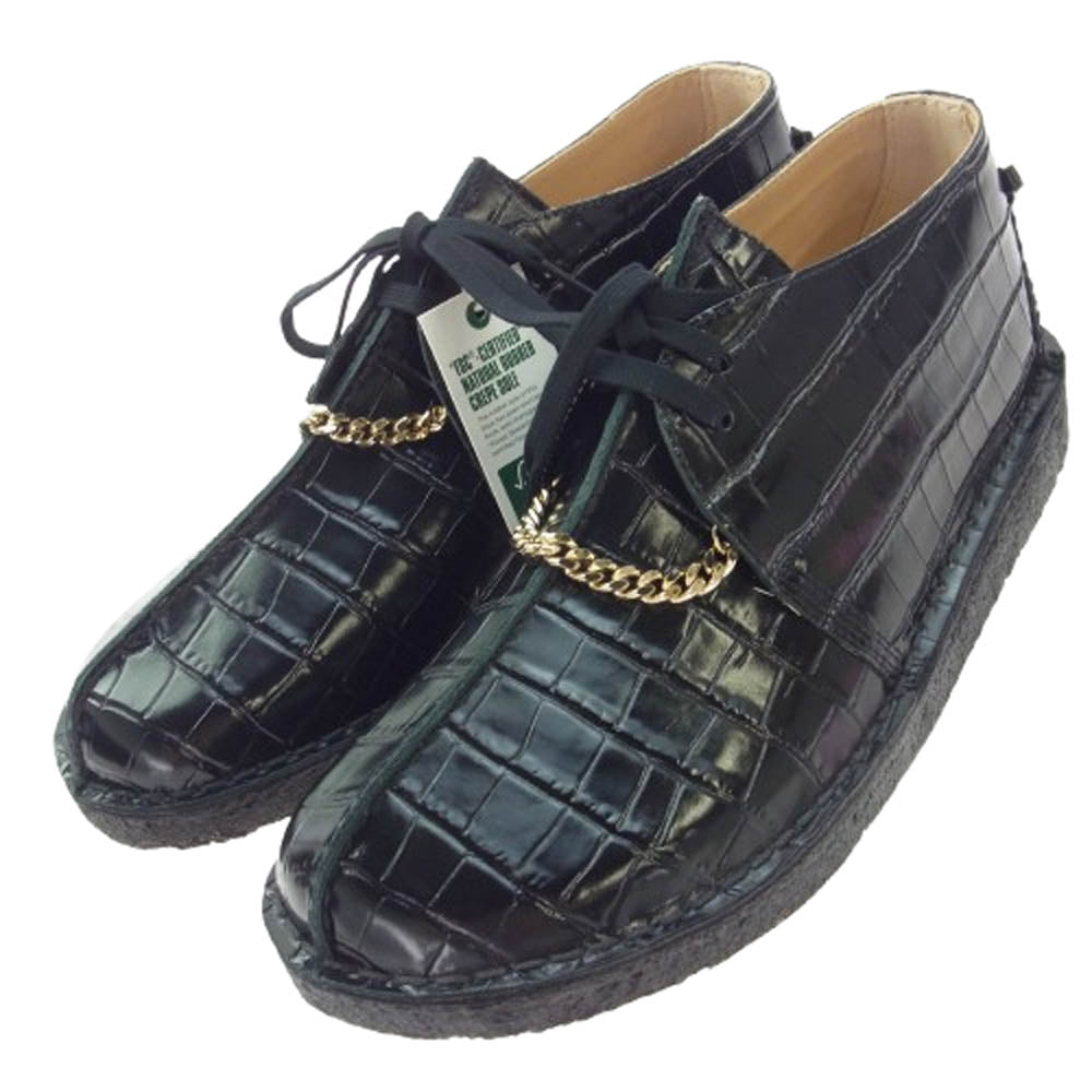 Supreme シュプリーム Martine Rose Clarks Desert Trek マーティンローズ クラークス デザートトレック シューズ ブラック系 UK11【極上美品】【中古】