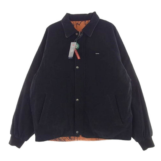 Supreme シュプリーム 24SS REALTREE REVERSIBLE QUILTED WORK JACKET リアル ツリー リバーシブル ブルゾン ジャケット ブラック系 L【中古】