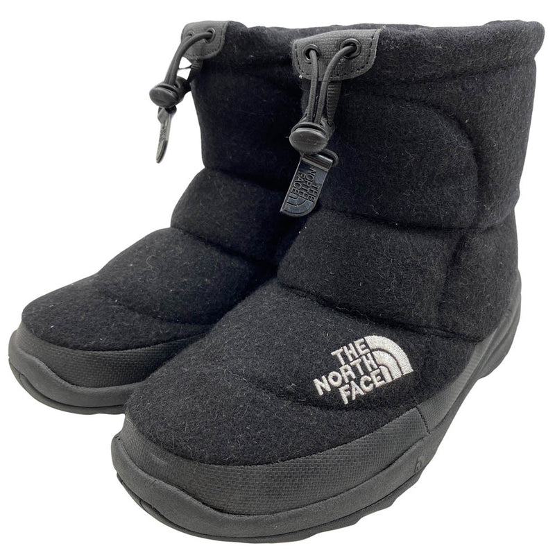 THE NORTH FACE ノースフェイス NF51592 NUPTSE WOOL2 SHORT ヌプシ ウール ショート ブーツ ブーティー ブラック系 23cm【中古】