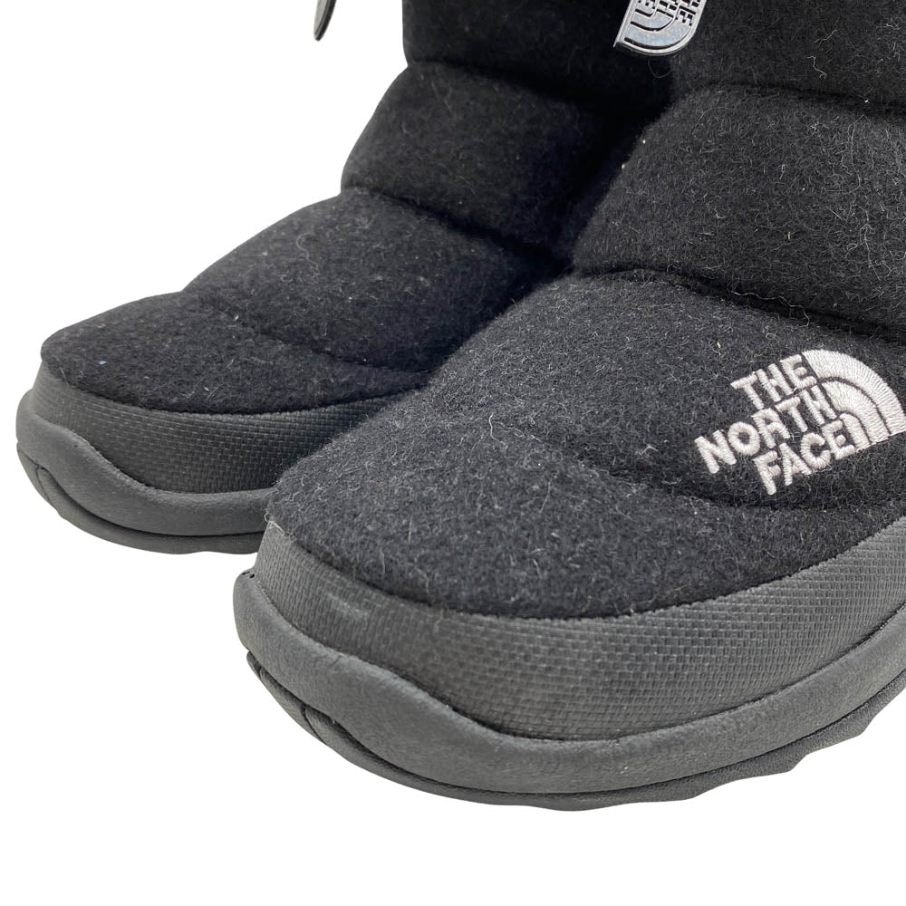 THE NORTH FACE ノースフェイス NF51592 NUPTSE WOOL2 SHORT ヌプシ ウール ショート ブーツ ブーティー ブラック系 23cm【中古】