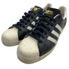 adidas アディダス SUPERSTAR 80s スーパースター 金ロゴ ローカット スニーカー ブラック系 28.5cm【中古】