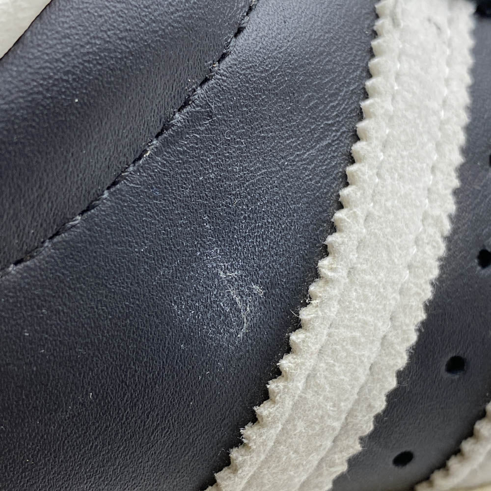 adidas アディダス SUPERSTAR 80s スーパースター 金ロゴ ローカット スニーカー ブラック系 28.5cm【中古】