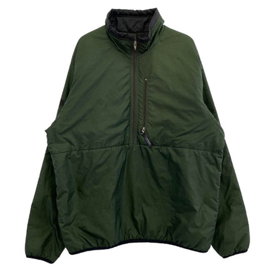 patagonia パタゴニア 00AW 84004FA00 Puffball Pullover パフボール ハーフジップ プルオーバー ジャケット グリーン系 L【中古】