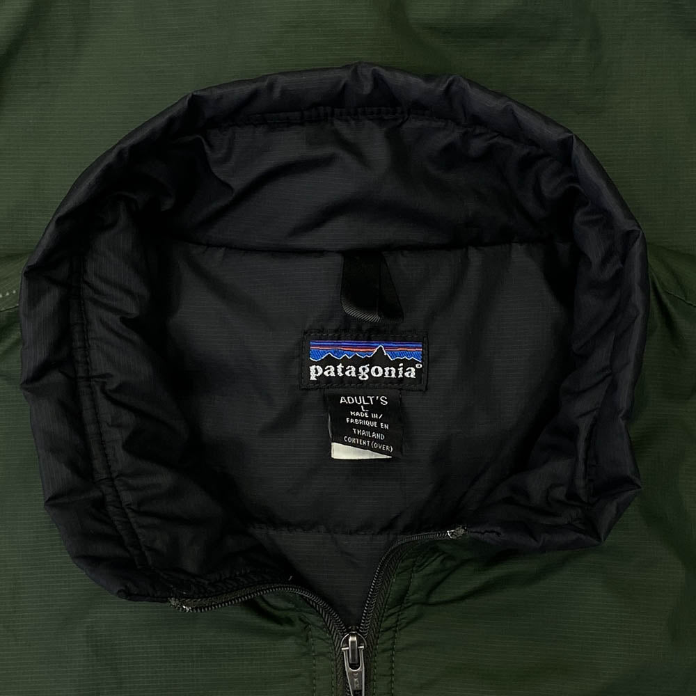 patagonia パタゴニア 00AW 84004FA00 Puffball Pullover パフボール ハーフジップ プルオーバー ジャケット グリーン系 L【中古】