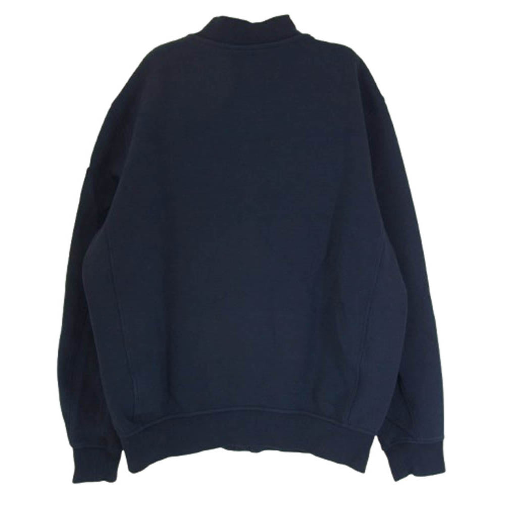 POLO RALPH LAUREN ポロ・ラルフローレン MA-1型 スウェット ジップ アップ ジャケット ネイビー系 L【中古】