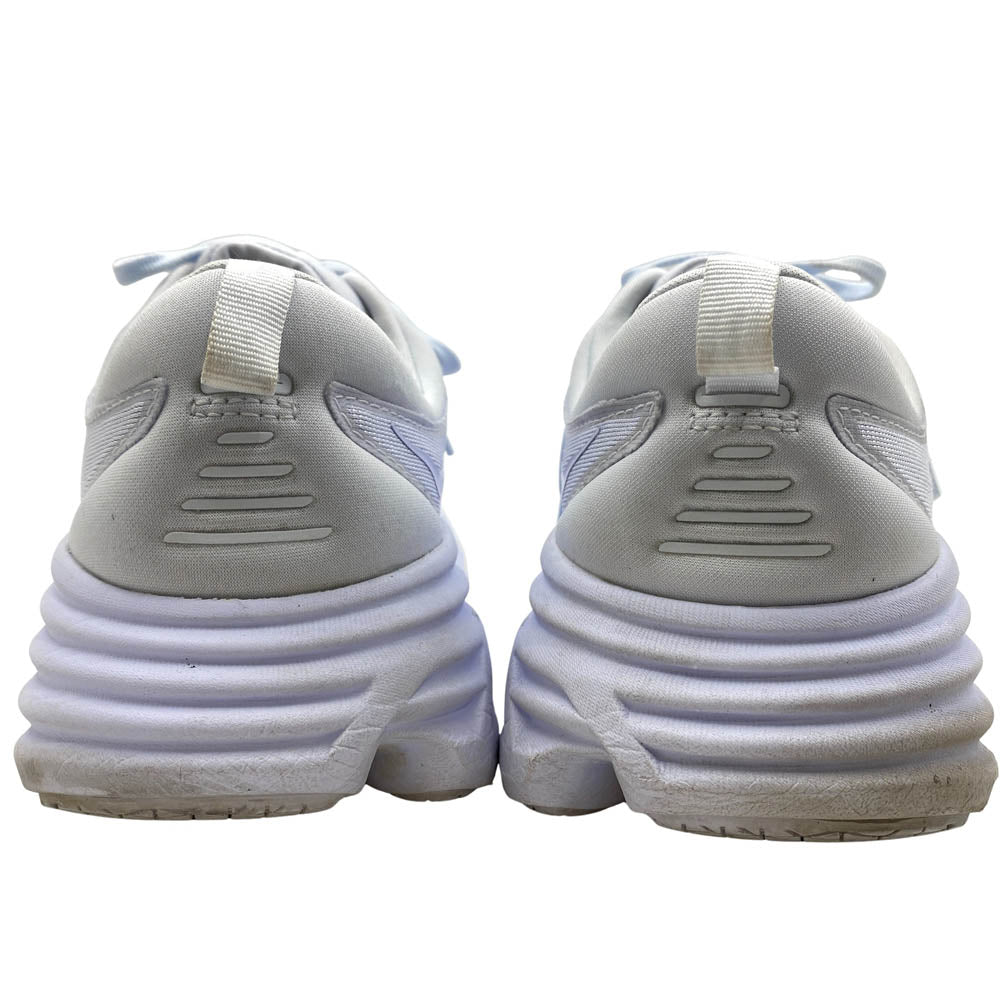 HOKA ONE ONE ホカ オネオネ 1123202 BONDI 8 ボンダイ ランニング シューズ スニーカー ホワイト系 27.5cm【中古】