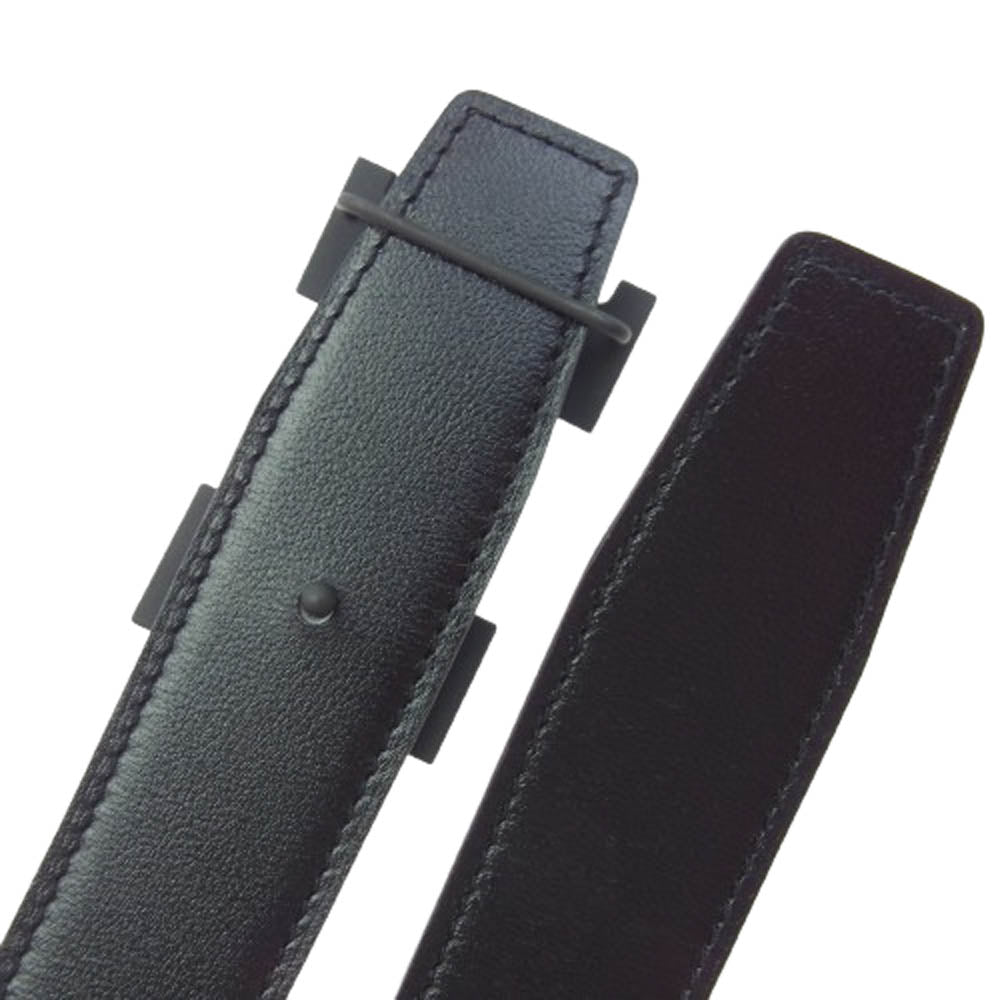 HERMES エルメス 刻印W コンスタンス H金具 レザー ベルト ブラウン系【極上美品】【中古】