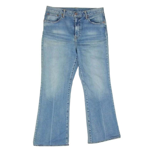 オーセン AUT-002 CIRCULAR DENIM FLARE LEG サーキュラーデニム フレアレッグ ジーンズ デニム パンツ インディゴブルー系 33【美品】【中古】