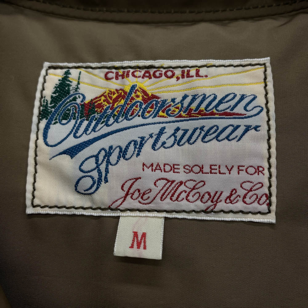 The REAL McCOY'S ザリアルマッコイズ JOE McCOY OUTDOORSMEN SPORTSWEAR レザー カモフラ 迷彩柄 ベスト マルチカラー系 M【美品】【中古】