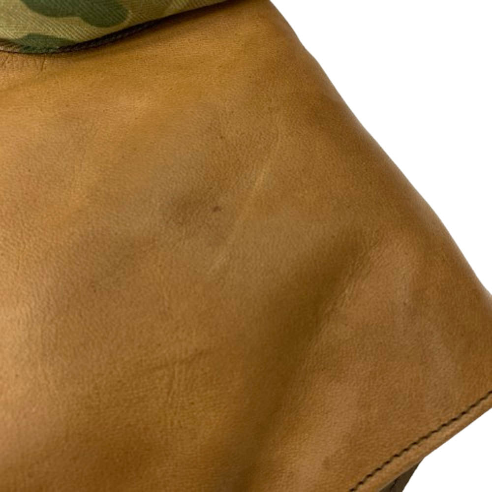 The REAL McCOY'S ザリアルマッコイズ JOE McCOY OUTDOORSMEN SPORTSWEAR レザー カモフラ 迷彩柄 ベスト マルチカラー系 M【美品】【中古】