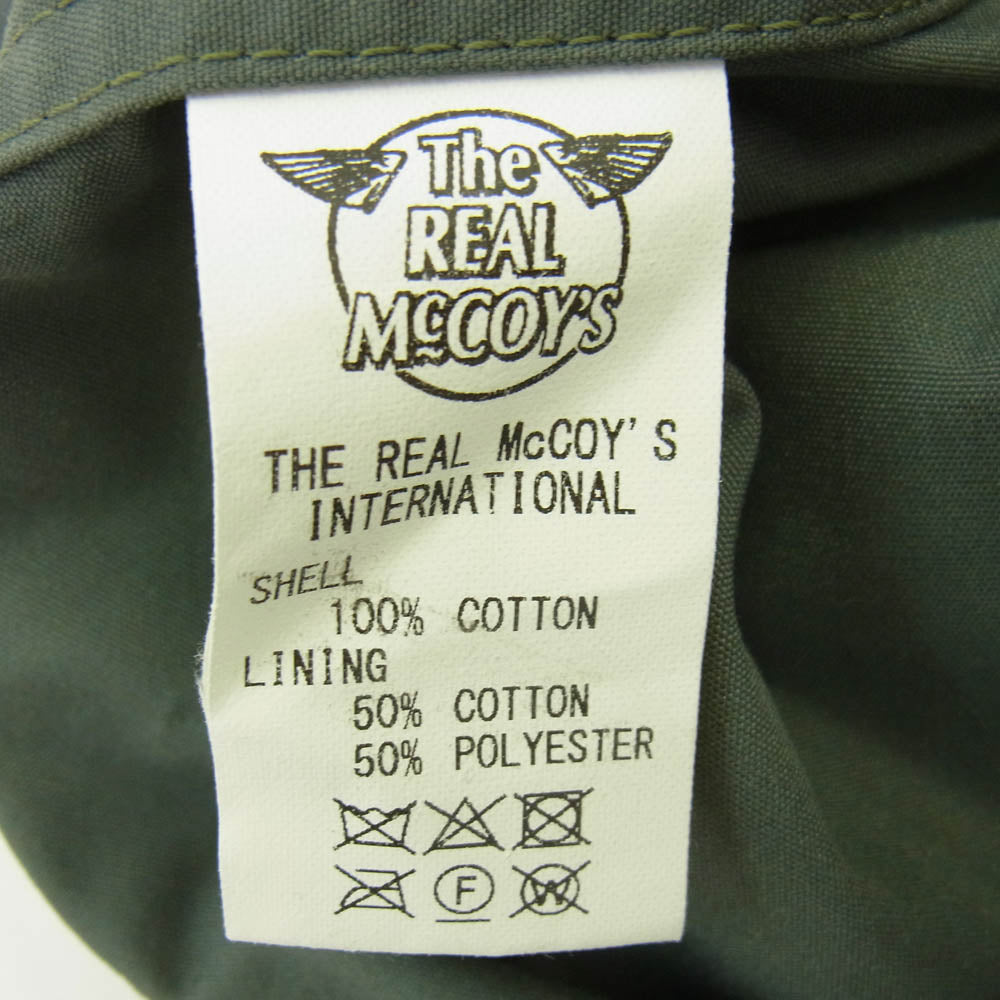 The REAL McCOY'S ザリアルマッコイズ 100-71-C-0066 M-65 FIELD JACKET フィールド ミリタリー ジャケット カーキ系 M【美品】【中古】