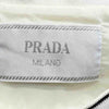 PRADA プラダ 22SS UJN790 S221 10D3 ロゴプレート付き ナイロンポケット クルーネック 半袖 Tシャツ ホワイト系 S【中古】
