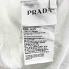 PRADA プラダ 22SS UJN790 S221 10D3 ロゴプレート付き ナイロンポケット クルーネック 半袖 Tシャツ ホワイト系 S【中古】