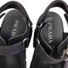 PRADA プラダ 2X3055 アンクル ストラップ サンダル ブラック系 8.5【中古】