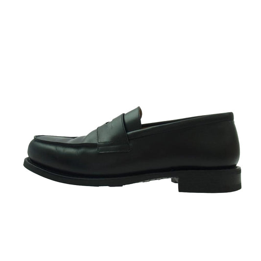 Paraboot パラブーツ ADONIS GALAXY FINE アドニス ギャラクシー ファイン Uチップ レザー コイン ローファー ブラック系 6.5【中古】