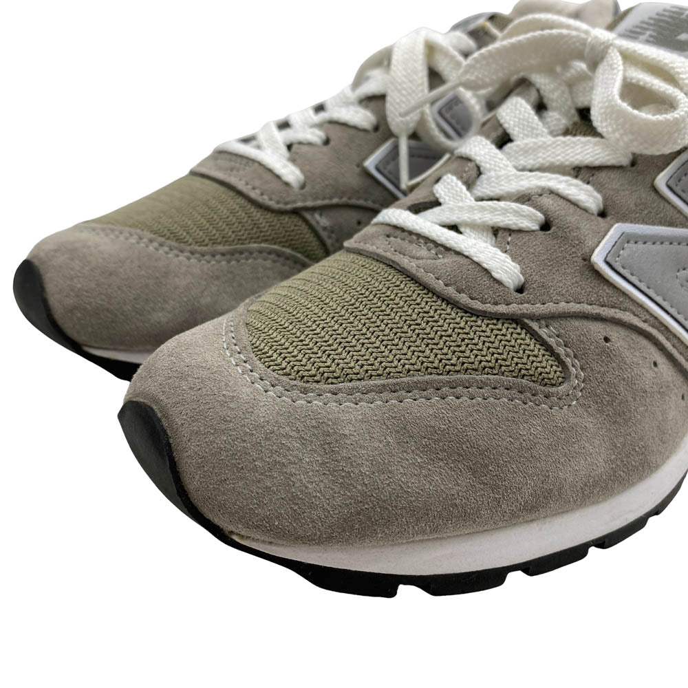 NEW BALANCE ニューバランス M996 USA製 スエード スニーカー グレー系 26.5cm【中古】
