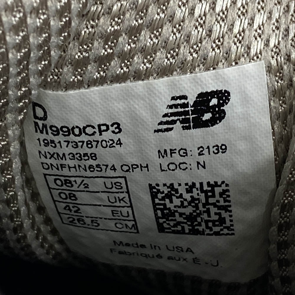 NEW BALANCE ニューバランス M990CP3 USA製 スエード スニーカー マルチカラー系【中古】