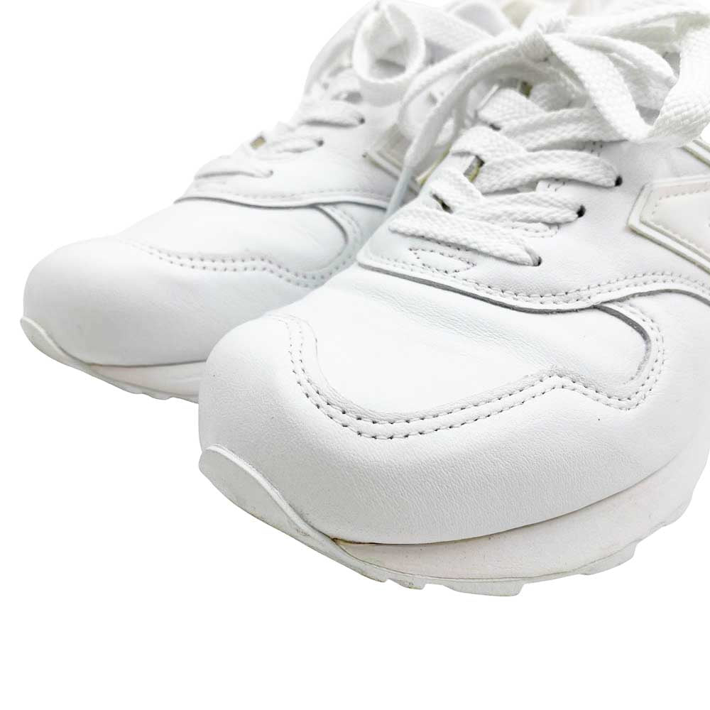 NEW BALANCE ニューバランス M1400B USA製 レザー スニーカー ホワイト系 26.5cm【中古】