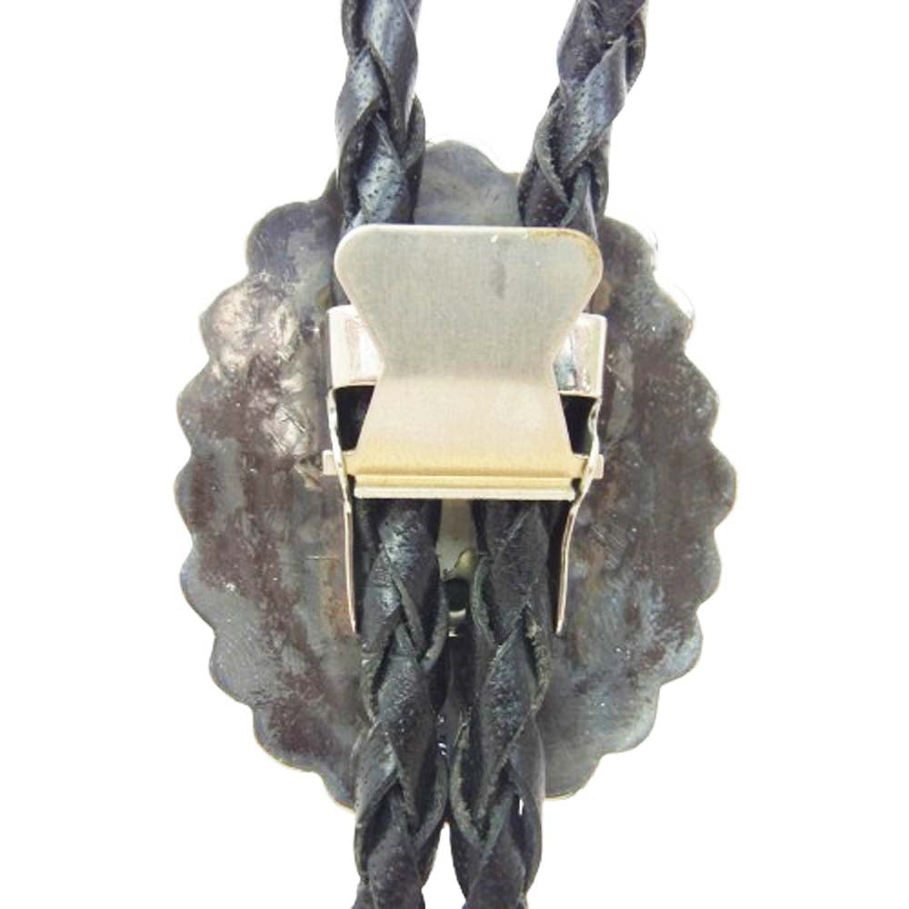 ナバホ族 L.A. Willie サンバースト ボロタイ ボロータイ ブラック系 シルバー系【中古】