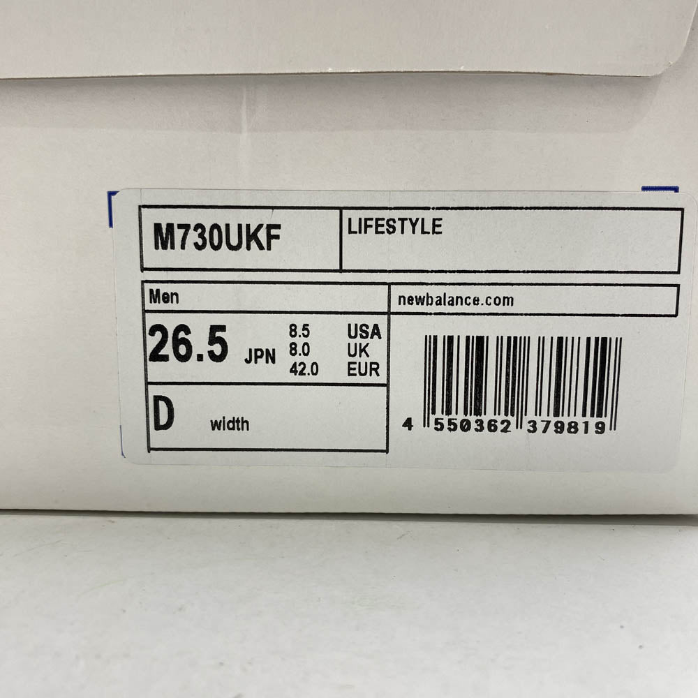 NEW BALANCE ニューバランス W730UKF 40th Anniversary 英国製 スエード ローカット スニーカー ワインレッド系 26.5cm【美品】【中古】