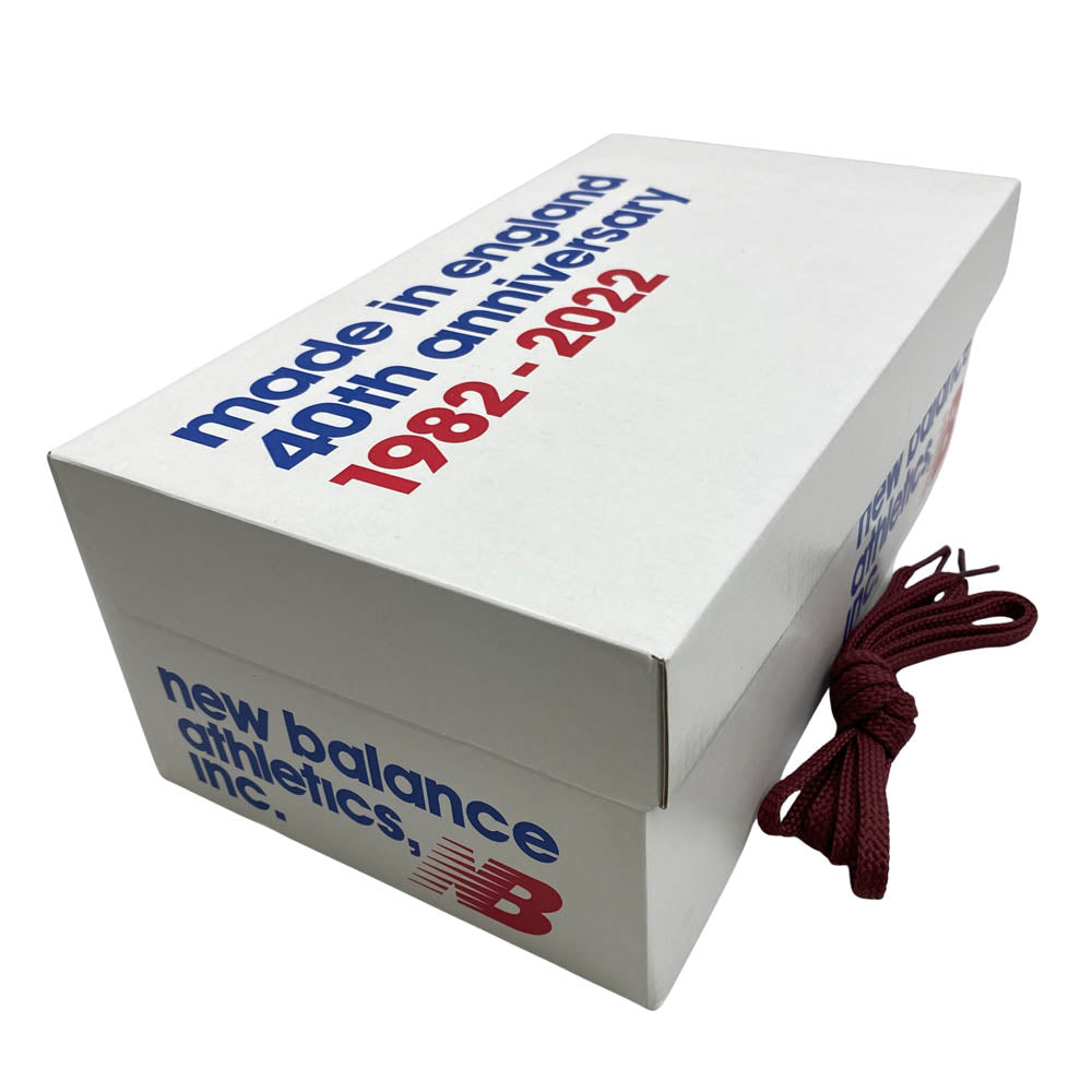NEW BALANCE ニューバランス W730UKF 40th Anniversary 英国製 スエード ローカット スニーカー ワインレッド系 26.5cm【美品】【中古】