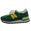 NEW BALANCE ニューバランス M990GG1 USA製 スエード ローカット スニーカー グリーン系 26.5cm【美品】【中古】