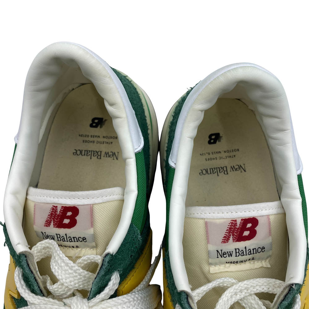 NEW BALANCE ニューバランス M990GG1 USA製 スエード ローカット スニーカー グリーン系 26.5cm【美品】【中古】