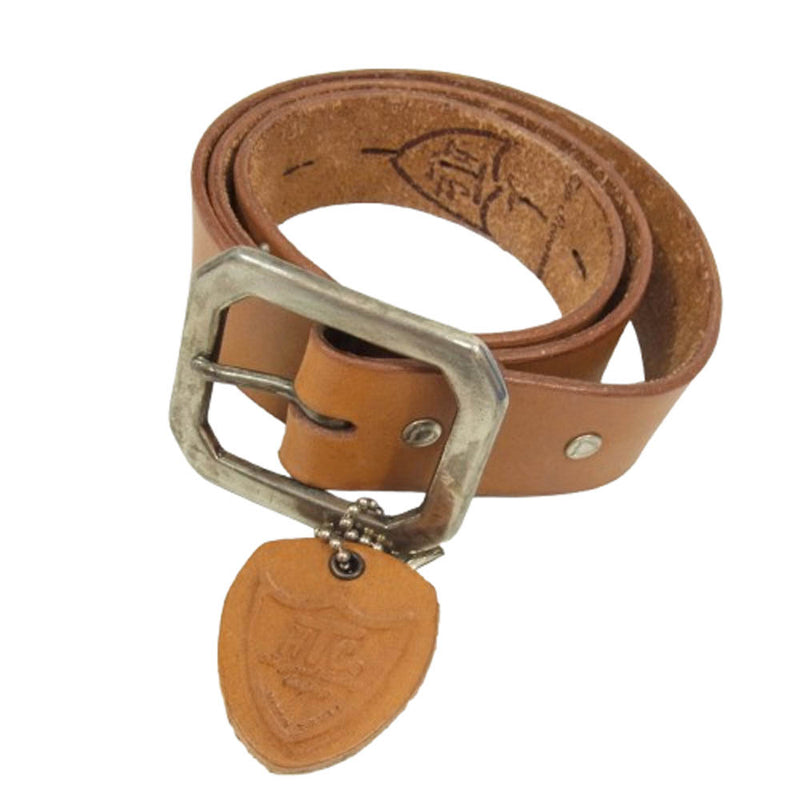 HTC レザーベルト　ブラウン　32 HTC エイチティーシー エンドオンリー スタッズ カービング レザー