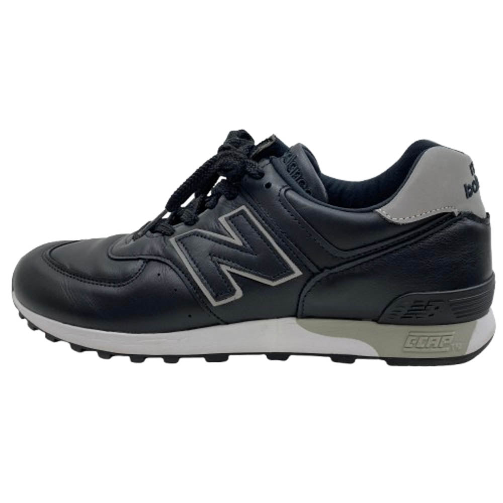 NEW BALANCE ニューバランス M576KKL 英国製 レザー ローカット スニーカー ブラック系 26.5cm【美品】【中古】