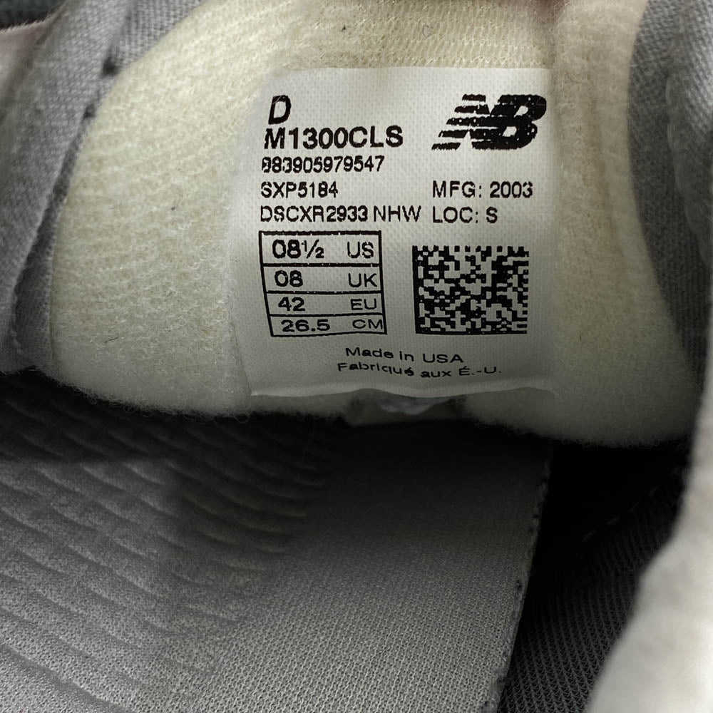 NEW BALANCE ニューバランス M1300CLS USA製 スエード ローカット スニーカー グレー系 26.5cm【中古】