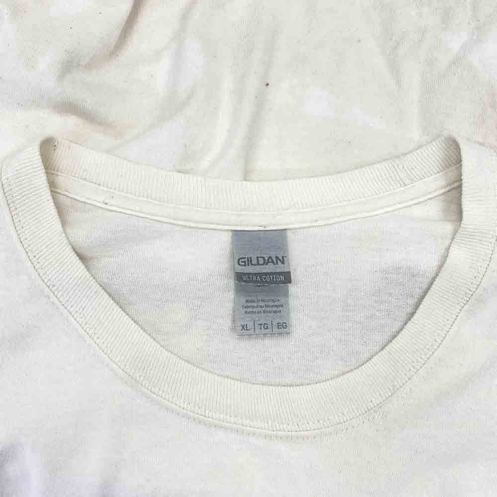 レイドバックテイラー ART WORK TEE GILDAN アートワーク プリント ギルダンボディ 長袖 ロングスリーブ Tシャツ カットソー ロンT オフホワイト系 XL【中古】