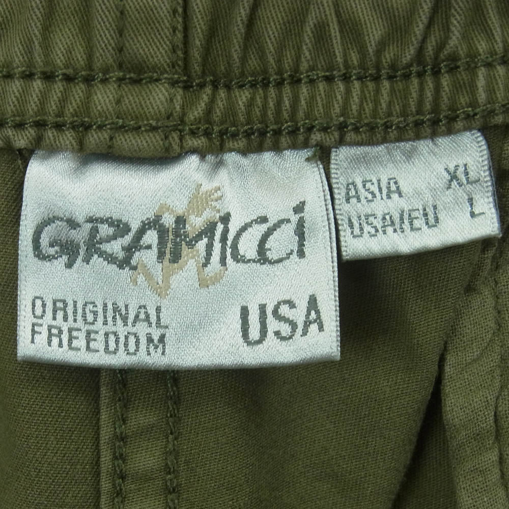 Gramicci グラミチ 8555-NOJ ST ショーツ ハーフ ショート パンツ コットン 中国製 グリーン系 XL【中古】