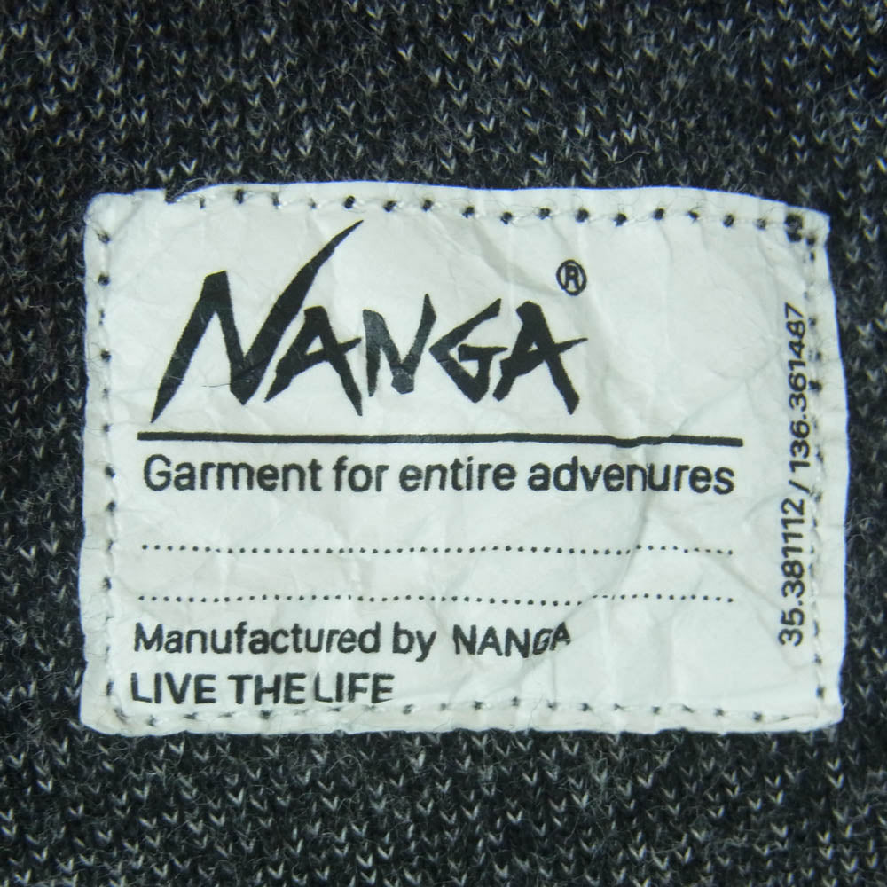 NANGA ナンガ NW2241-1l221 ECO Hybrid Sweat Pants エコ ハイブリッド スウェット パンツ 中国製 グレー系 M【中古】